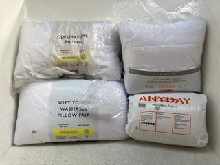 4 X ASSORTED JOHN LEWIS & PARTNERS BEDDING ITEMS TO INCLUDE ANYDAY 10.5 TOG DOUBLE MICROFIBRE DUVET: LOCATION - F7