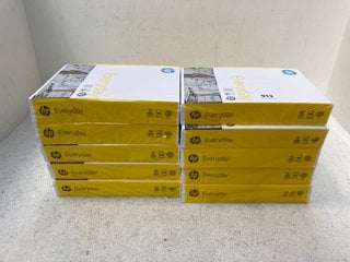 10 X PACKS OF HP EVERYDAY WHITE COPIER PAPER: LOCATION - F5