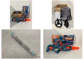 ROMA 4 RIDER TO INCLUDE 2 X NERF ELITE 2.0 EAGLE POINTS & DISNEY FROZEN UMBRELLA: LOCATION - WH4