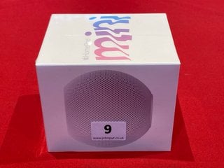 APPLE HOME-POD MINI IN WHITE (SEALED) - MODEL A2374 - RRP £100: LOCATION - BOOTH