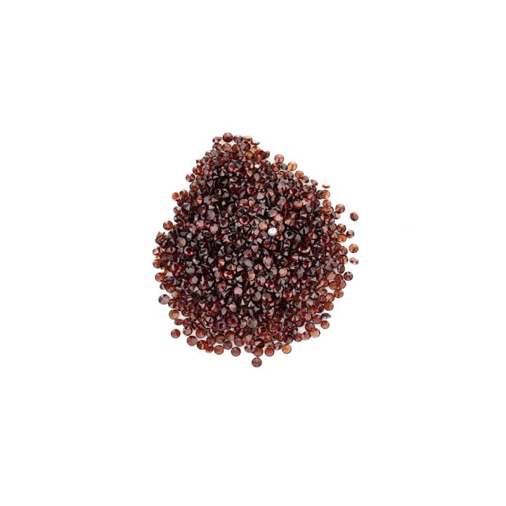 16.38ct Garnet Round-cut Parcel of Gemstones, 1.5mm