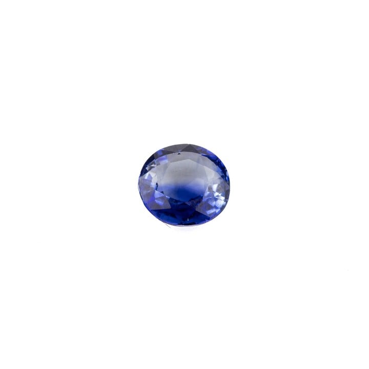 0.96ct Sapphire Faceted Round-cut Single Gemstone, 5.7mm