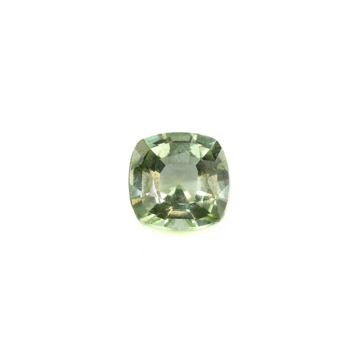 1.95ct Peridot Faceted Cushion-cut Single Gemstone, 8x7mm (VAT Only Payable on Buyers Premium)