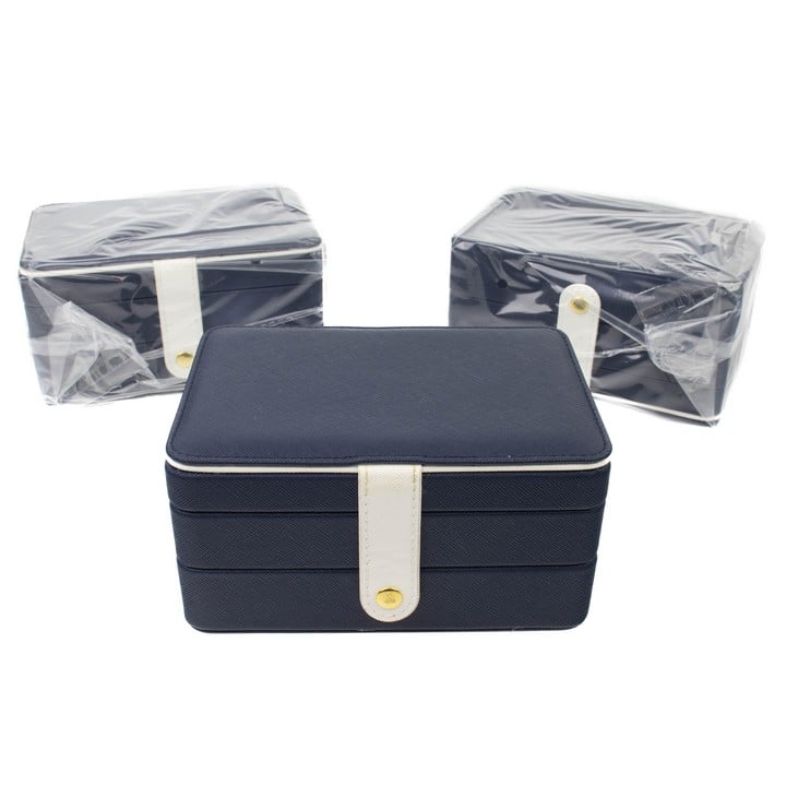 Three Jewellery Boxes, 16x11.5x8cm (VAT Only Payable on Buyers Premium)