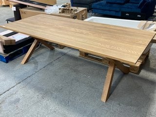 LARGE 8-12 SEATER TABLE IN PINE: LOCATION - B3