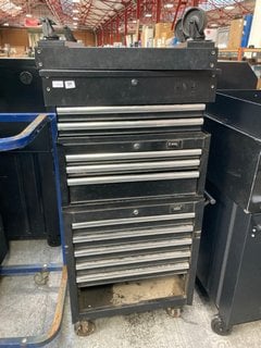 3 X ASSORTED TOOL CHESTS IN BLACK: LOCATION - B4