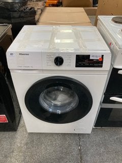 HISENSE STEAM INVERTER 9KG WASHING MACHINE IN WHITE: LOCATION - B6