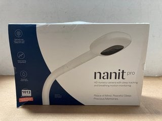 NANIT PRO HD NURSERY CAMERA WITH SLEEP TRACKING & BREATHING MOTION MONITORING: LOCATION - AR1