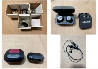 5 X ASSORTED TECH ITEMS TO INCLUDE JLAB WIRELESS EARBUDS IN BLACK: LOCATION - AR3