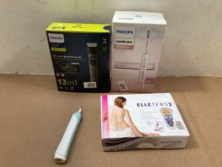 4 X ASSORTED HEALTH & BEAUTY ITEMS TO INCLUDE PHILIPS 9000 SERIES ALL IN ONE TRIMMER: LOCATION - AR4