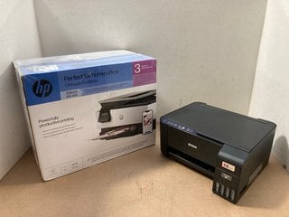 HP OFFICE JET PRO 8122E MULTIFUNCTIONAL PRINTER TO ALSO INCLUDE EPSON ECOTANK ET-2811 WIRELESS ALL IN ONE PRINTER IN BLACK: LOCATION - AR4