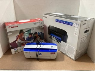 3 X ASSORTED PRINTERS TO INCLUDE CANON PIXMA IP8750 INKJET PHOTO PRINTER: LOCATION - AR4