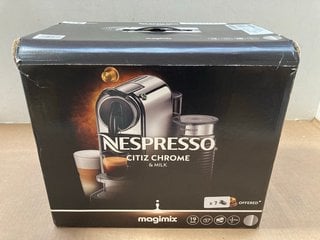 NESPRESSO CITIZ CHROME & MILK COFFEE MACHINE: LOCATION - AR5