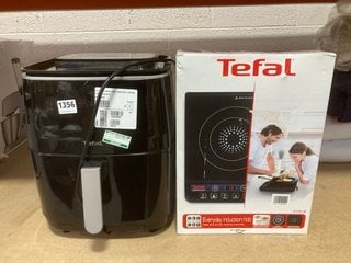 TEFAL EVERYDAY INDUCTION HOB TO ALSO INCLUDE TEFAL COMPACT AIR FRYER IN BLACK: LOCATION - AR17