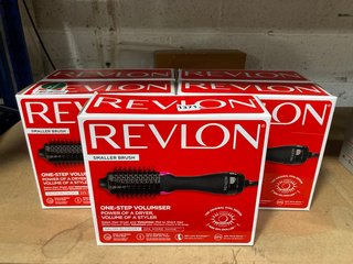 5 X REVLON ONE STEP VOLUMISER HEATS BRUSHES: LOCATION - AR18