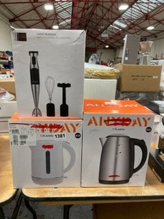 JOHN LEWIS & PARTNERS 1.5L/1.7L KETTLES TO ALSO INCLUDE JOHN LEWIS & PARTNERS HAND BLENDER WITH MULTIPLE ACCESSORIES: LOCATION - A5T