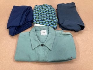 QTY OF ASSORTED JOHN LEWIS & PARTNERS CLOTHING ITEMS TO INCLUDE JOHN LEWIS & PARTNERS BLUE BAGGY TROUSERS IN SIZE S: LOCATION - A5T