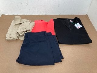 QTY OF ASSORTED JOHN LEWIS & PARTNERS CLOTHING ITEMS TO INCLUDE POCKET CARDI IN OATMEAL SIZE S: LOCATION - A6T