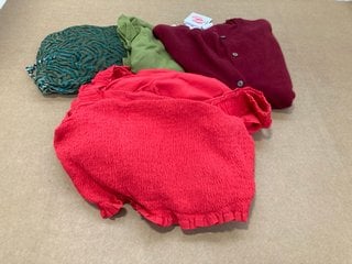 QTY OF ASSORTED JOHN LEWIS & PARTNERS CLOTHING ITEMS TO INCLUDE SERAPHINE DRESS IN PINK SIZE 12: LOCATION - A6T