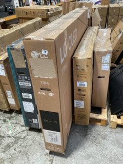 PALLET OF ASSORTED SPARES & REPAIRS TV'S TO INCLUDE LG 77BA TV ( PCB BOARD REMOVED ): LOCATION - A1 (KERBSIDE PALLET DELIVERY)