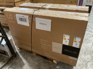 PALLET OF ASSORTED SPARES & REPAIRS TV'S TO INCLUDE PANASONIC MX650 ( PCB BOARD REMOVED ): LOCATION - A1 (KERBSIDE PALLET DELIVERY)