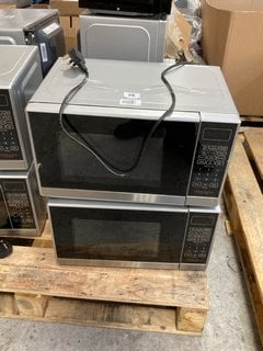 2 X JOHN LEWIS & PARTNERS 20L SOLO MICROWAVES IN SILVER: LOCATION - A6