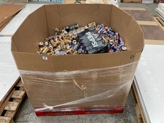 PALLET OF ASSORTED DRINKS TO INCLUDE IRN-BRU 300ML CANS ( B.B DATE 03.2025 ): LOCATION - A5 (KERBSIDE PALLET DELIVERY)