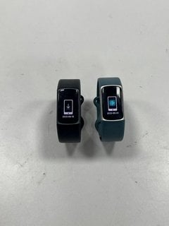 2 X FITBIT CHARGE 5 HEALTH & FITNESS TRACKER IN GRAPHITE/SILVER: MODEL NO FB423 (WITH STRAPS & CHARGING CABLES) [JPTM124552]