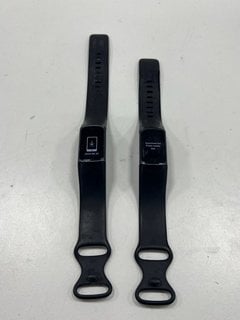 2 X FITBIT CHARGE 5 HEALTH & FITNESS TRACKER: MODEL NO GRAPHITE/BLACK (WITH STRAPS & CHARGING CABLES) [JPTM124563]