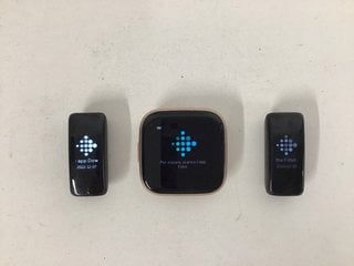 3 X FITBIT HEALTH & FITNESS TRACKERS (TO INCLUDE 1X VERSA 2 & 2X INSPIRE 2 WITH ACCESSORIES AS SHOWN) [JPTM124550]