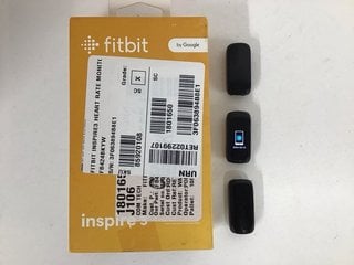 3 X FITBIT INSPIRE 3 HEALTH & FITNESS TRACKERS: MODEL NO FB424 (WITH ACCESSORIES AS SHOWN) [JPTM124544]