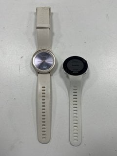 2 X GARMIN VIVOVOVE SPORT & FORERUNNER 45 S SMARTWATCH IN WHITE (WITH CHARGING CABLE) [JPTM124416]