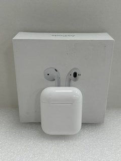 APPLE AIRPODS (2ND GENERATION) EARBUDS: MODEL NO A2031 A2032 A1602 (WITH BOX) [JPTM124358]