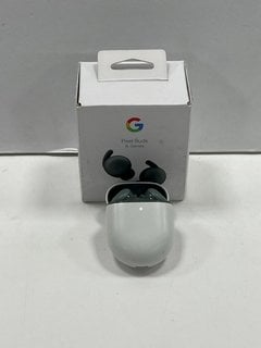 GOOGLE PIXEL BUDS A-SERIES WIRELESS EARPHONES IN OLIVE: MODEL NO G7T9J G7YPJ GPQY2 (WITH BOX & EARBUD TIPS) [JPTM124262]