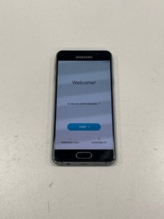 SAMSUNG GALAXY A3 (2016) 16 GB SMARTPHONE IN BLACK: MODEL NO SM-A310F (UNIT ONLY) NETWORK UNLOCKED [JPTM124354]