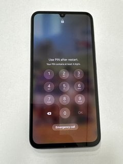 SAMSUNG GALAXY A34 SMARTPHONE IN BLACK (UNIT ONLY, MAIN PCB REMOVED. FIRST IMAGE TO SHOW SCREEN TURNED ON PRIOR TO BEING REMOVED FROM PHONE ONLY (SPARES & REPAIRS)) [JPTM124821]