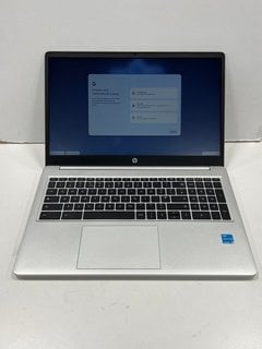 HP CHROMEBOOK 128 GB EMMC LAPTOP IN SILVER: MODEL NO 7L3P6EA#ABU (UNIT ONLY) INTEL PENTIUM SILVER N6000 @ 1.10GHZ, 8 GB RAM, 15.6" SCREEN, INTEL UHD GRAPHICS [JPTM124765]