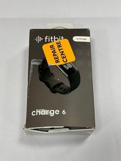 FITBIT CHARGE 6 HEALTH + FITNESS TRACKER IN BLACK CASE, OBSIDIAN BAND: MODEL NO G3MP5 (WITH BOX & SPARE STRAP) [JPTM124423]