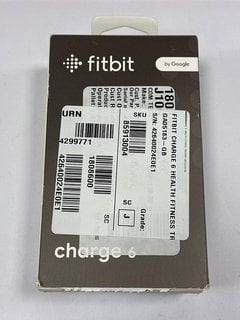 FITBIT CHARGE 6 HEALTH + FITNESS TRACKER IN BLACK CASE, OBSIDIAN BAND: MODEL NO G3MP5 (WITH BOX & ALL ACCESSORIES) [JPTM124545]