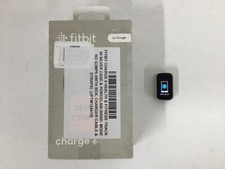 FITBIT CHARGE 6 HEALTH & FITNESS TRACKER IN SILVER CASE & PORCELAIN BAND: MODEL NO G3MP5 (WITH BOX, CHARGER CABLE & STRAPS) [JPTM124415]