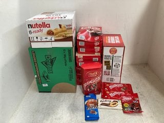 QTY OF ASSORTED FOOD ITEMS TO INCLUDE 8 X KITKAT CEREAL 330G BB: 04/25: LOCATION - H5