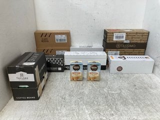 QTY OF ASSORTED COFFEE ITEMS TO INCLUDE MULTIPACK OF NESCAFE GOLD VANILLA LATTE COFFEE SACHETS 6 X 148G BB: 11/24: LOCATION - H6