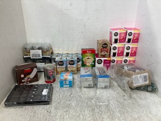 QTY OF ASSORTED COFFEE ITEMS TO INCLUDE MULTIPACKS OF NESCAFE GOLD ICED SALTED CARAMEL LATTE SACHETS 7 X 14.5G BB: 07/24 (SOME ITEMS MAY BE PAST SELL BY): LOCATION - H6