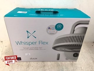 DUXX WHISPER FLEX SMART PORTABLE FAN RRP - £169: LOCATION - E0