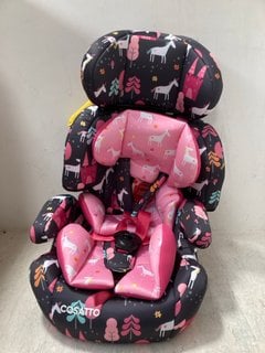 COSATTO ZOOMI CHILDRENS CAR SEAT RRP - £99.99: LOCATION - G18