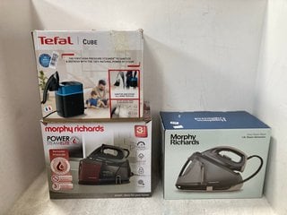 3 X ASSORTED TEFAL AND MORPHY RICHARDS STEAM GENERATORS: LOCATION - G17