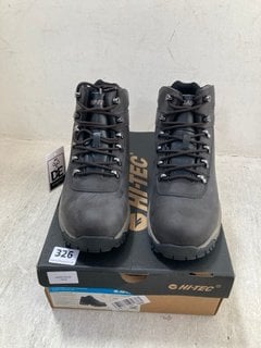 HI - TEC EUROTREK WOMENS LACE UP WALKING BOOTS IN CHOCOLATE SIZE: 6: LOCATION - G16