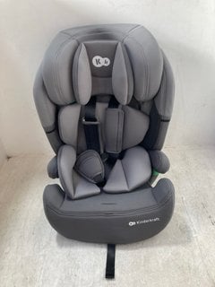 KINDERKRAFT CHILDRENS HIGH BACK CAR SEAT IN GREY: LOCATION - G16