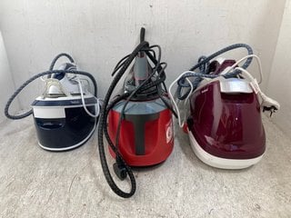 3 X ASSORTED MORPHY RICHARDS AND TEFAL STEAM GENERATORS: LOCATION - G15