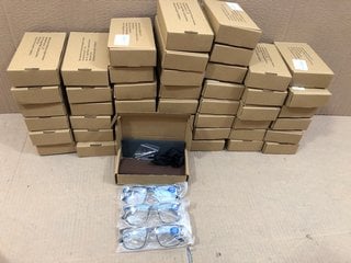 QTY OF BOXES OF BLUE RAY CUT READING GLASSES: LOCATION - G7